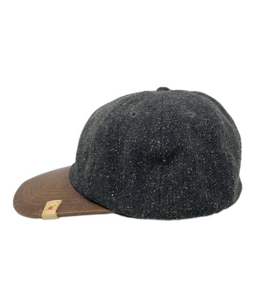 VISVIM（ビズビム）VISVIM (ビズビム) キャップ ブラック×ブラウン サイズ:実寸サイズにてご確認ください。の古着・服飾アイテム