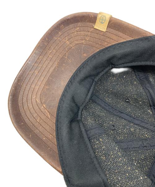 VISVIM（ビズビム）VISVIM (ビズビム) キャップ ブラック×ブラウン サイズ:実寸サイズにてご確認ください。の古着・服飾アイテム