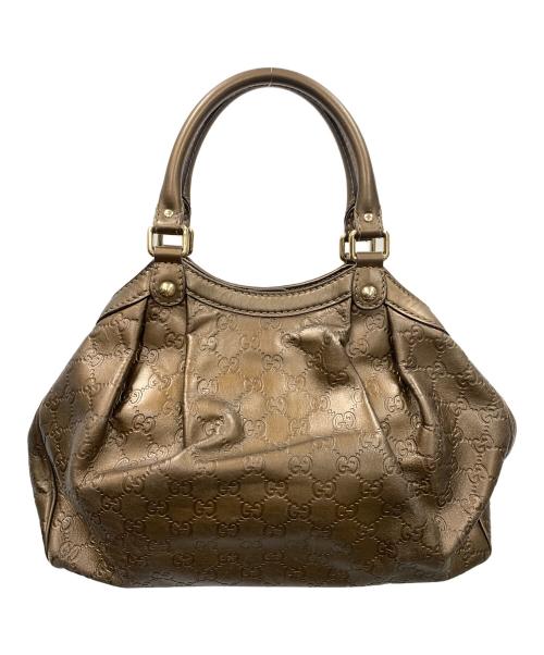 GUCCI（グッチ）GUCCI (グッチ) スーキーハンドバッグ 	グッチシマ サイズ:実寸サイズにてご確認ください。の古着・服飾アイテム
