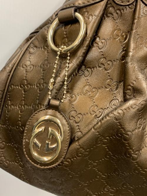 GUCCI（グッチ）GUCCI (グッチ) スーキーハンドバッグ 	グッチシマ サイズ:実寸サイズにてご確認ください。の古着・服飾アイテム