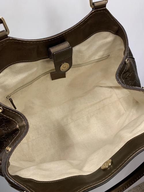 GUCCI（グッチ）GUCCI (グッチ) スーキーハンドバッグ 	グッチシマ サイズ:実寸サイズにてご確認ください。の古着・服飾アイテム