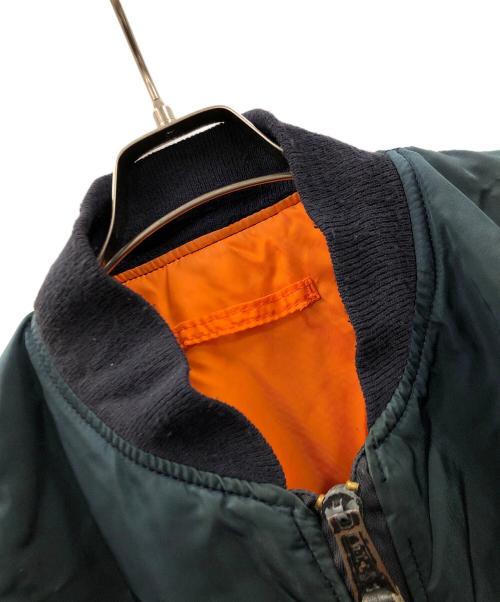 ALPHA INDUSTRIES（アルファインダストリーズ）ALPHA INDUSTRIES (アルファインダストリーズ) MA-1ジャケット グリーン サイズ:X-LARGEの古着・服飾アイテム