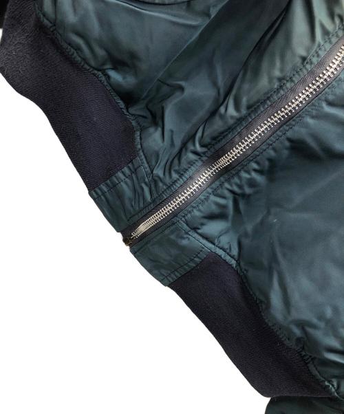 ALPHA INDUSTRIES（アルファインダストリーズ）ALPHA INDUSTRIES (アルファインダストリーズ) MA-1ジャケット グリーン サイズ:X-LARGEの古着・服飾アイテム