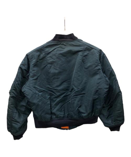 ALPHA INDUSTRIES（アルファインダストリーズ）ALPHA INDUSTRIES (アルファインダストリーズ) MA-1ジャケット グリーン サイズ:X-LARGEの古着・服飾アイテム