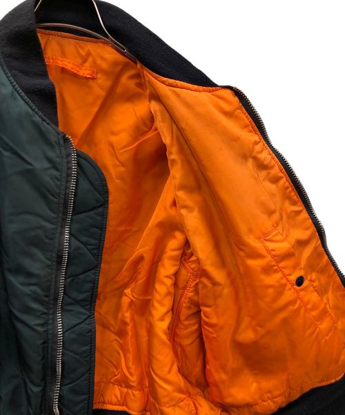 ALPHA INDUSTRIES（アルファインダストリーズ）ALPHA INDUSTRIES (アルファインダストリーズ) MA-1ジャケット グリーン サイズ:X-LARGEの古着・服飾アイテム