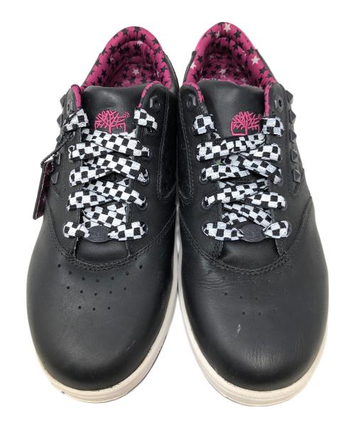 Timberland（ティンバーランド）Timberland (ティンバーランド) ローカットスニーカー ブラック×ピンク サイズ:10Wの古着・服飾アイテム
