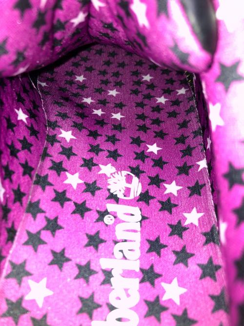 Timberland（ティンバーランド）Timberland (ティンバーランド) ローカットスニーカー ブラック×ピンク サイズ:10Wの古着・服飾アイテム