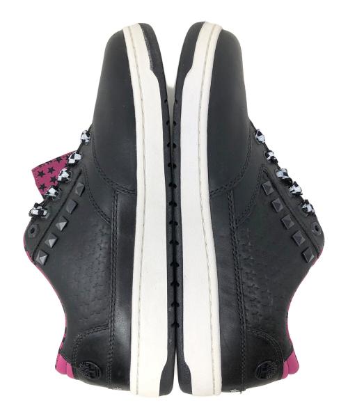 Timberland（ティンバーランド）Timberland (ティンバーランド) ローカットスニーカー ブラック×ピンク サイズ:10Wの古着・服飾アイテム