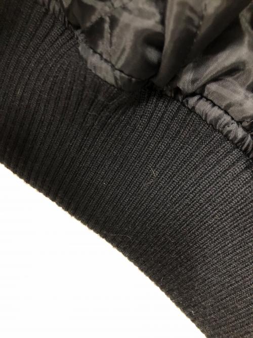 BACK CHANNEL（バックチャンネル）BACK CHANNEL (バックチャンネル) レザーブルゾン ブラック サイズ:Lの古着・服飾アイテム