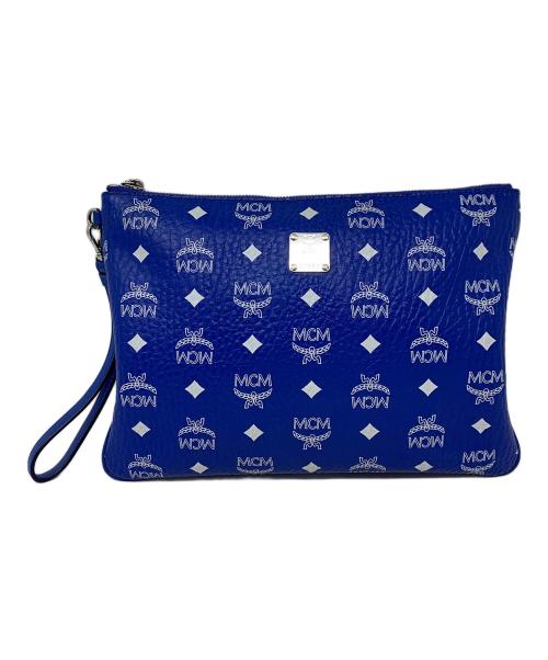 MCM（エムシーエム）MCM (エムシーエム) クラッチバッグ ヴィセトス ブルー サイズ:実寸サイズにてご確認ください。の古着・服飾アイテム