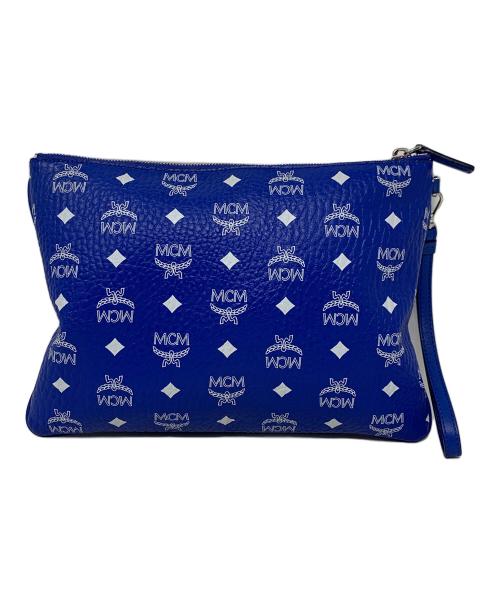 MCM（エムシーエム）MCM (エムシーエム) クラッチバッグ ヴィセトス ブルー サイズ:実寸サイズにてご確認ください。の古着・服飾アイテム