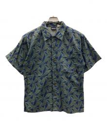 Patagonia（パタゴニア）の古着「半袖シャツ」｜グリーン×ブルー