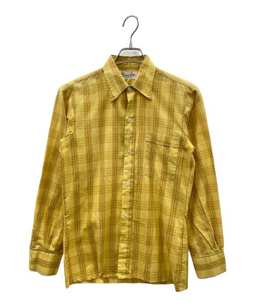 PERMANENT PRESS（パーマネントプレス）PERMANENT PRESS (パーマネントプレス) 長袖シャツ イエロー サイズ:Mの古着・服飾アイテム