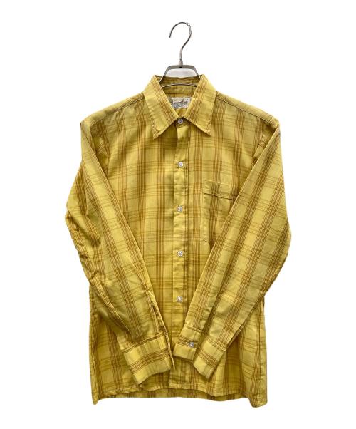 PERMANENT PRESS（パーマネントプレス）PERMANENT PRESS (パーマネントプレス) 長袖シャツ イエロー サイズ:Mの古着・服飾アイテム