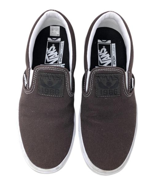 VANS（ヴァンズ）VANS (ヴァンズ) DAKOTA ROCHE BMX SLIP-ON BROWN WHITE(ダコタローチBMXスリッポンブラウンホワイト) ブラウン サイズ:25.5cmの古着・服飾アイテム