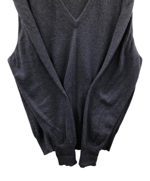 FEDELI（フェデーリ）FEDELI (フェデーリ) Vネックニット ネイビー サイズ:48の古着・服飾アイテム
