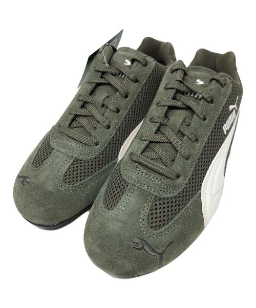 PUMA（プーマ）PUMA (プーマ) スニーカー SPEEDCAT MESH（スピードキャット メッシュ） オリーブ サイズ:CM 23 未使用品の古着・服飾アイテム
