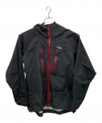 POLEWARDSポールワーズ）の古着「マウンテンパーカー ALPINE PEAKS DF JACKET（アルパインピークス デュアルフォース ジャケット）」｜ブラック×レッド