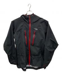 POLEWARDS（ポールワーズ）の古着「マウンテンパーカー ALPINE PEAKS DF JACKET（アルパインピークス デュアルフォース ジャケット）」｜ブラック×レッド