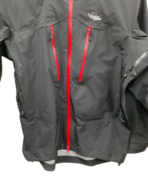 POLEWARDS（ポールワーズ）POLEWARDS (ポールワーズ) マウンテンパーカー ALPINE PEAKS DF JACKET（アルパインピークス デュアルフォース ジャケット） ブラック×レッド サイズ:XXLの古着・服飾アイテム