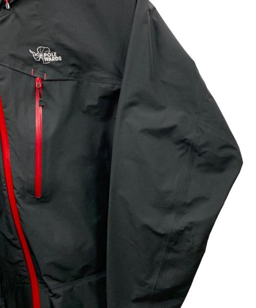 POLEWARDS（ポールワーズ）POLEWARDS (ポールワーズ) マウンテンパーカー ALPINE PEAKS DF JACKET（アルパインピークス デュアルフォース ジャケット） ブラック×レッド サイズ:XXLの古着・服飾アイテム