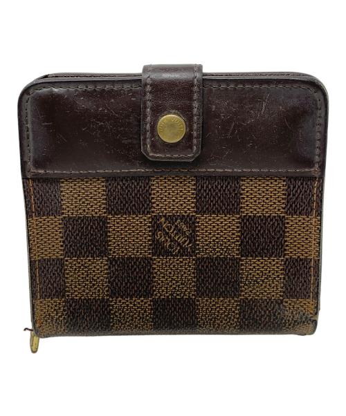 LOUIS VUITTON（ルイ ヴィトン）LOUIS VUITTON (ルイ ヴィトン) 2つ折り財布 ダミエ コンパクトジップ サイズ:実寸サイズにてご確認ください。の古着・服飾アイテム