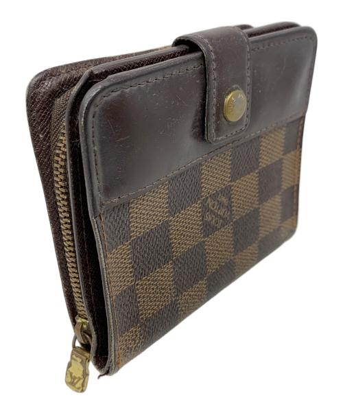 LOUIS VUITTON（ルイ ヴィトン）LOUIS VUITTON (ルイ ヴィトン) 2つ折り財布 ダミエ コンパクトジップ サイズ:実寸サイズにてご確認ください。の古着・服飾アイテム
