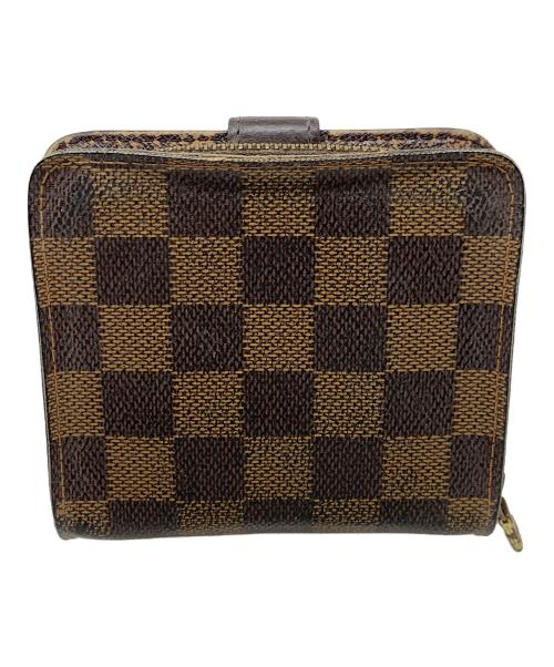 LOUIS VUITTON（ルイ ヴィトン）LOUIS VUITTON (ルイ ヴィトン) 2つ折り財布 ダミエ コンパクトジップ サイズ:実寸サイズにてご確認ください。の古着・服飾アイテム