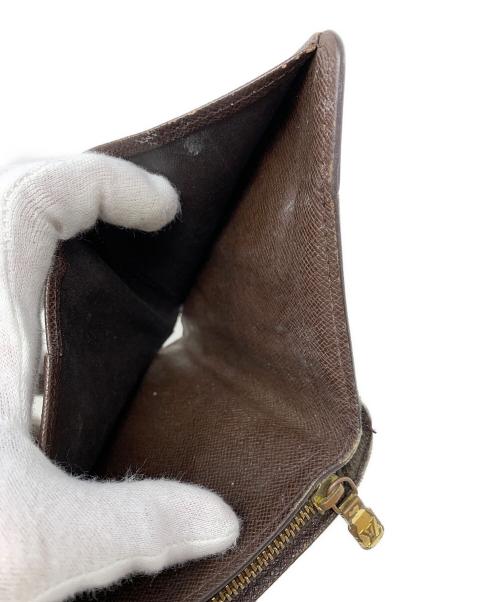 LOUIS VUITTON（ルイ ヴィトン）LOUIS VUITTON (ルイ ヴィトン) 2つ折り財布 ダミエ コンパクトジップ サイズ:実寸サイズにてご確認ください。の古着・服飾アイテム
