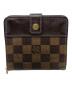 LOUIS VUITTON（ルイ ヴィトン）の古着「2つ折り財布 ダミエ コンパクトジップ」