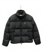 Calvin Klein Jeansカルバンクラインジーンズ）の古着「ショートレングス スタンドカラー ダウンジャケット」｜ブラック