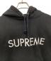 SUPREME (シュプリーム) プルオーバーパーカー capital hooded sweatshirt（キャピタル フーデッド スウェットシャツ） ブラック サイズ:M：18000円