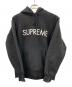 中古・古着 SUPREME (シュプリーム) プルオーバーパーカー capital hooded sweatshirt（キャピタル フーデッド スウェットシャツ） ブラック サイズ:M：18000円
