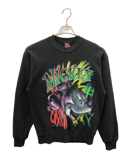 DISNEY（ディズニー）DISNEY (ディズニー) スウェット ブラック サイズ:MEDIUMの古着・服飾アイテム