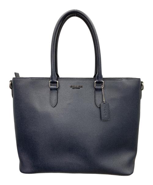 COACH（コーチ）COACH (コーチ) 2WAYバッグ ショルダーバッグ ハンドバッグ ネイビー サイズ:実寸サイズにてご確認ください。の古着・服飾アイテム