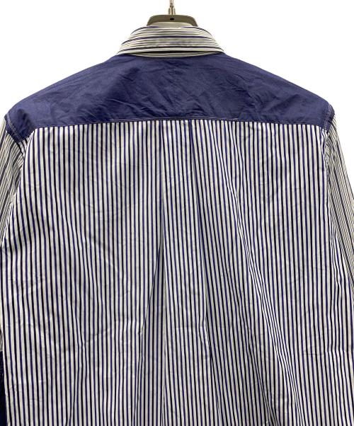 JUNYA WATANABE MAN（ジュンヤワタナベマン）JUNYA WATANABE MAN (ジュンヤワタナベマン) 長袖シャツ ブルー×ホワイト サイズ:Mの古着・服飾アイテム