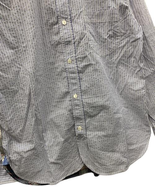 JUNYA WATANABE（ジュンヤワタナベ）JUNYA WATANABE (ジュンヤワタナベ) COMME des GARCONS MAN (コムデギャルソンマン) 長袖シャツ ブルー サイズ:Mの古着・服飾アイテム