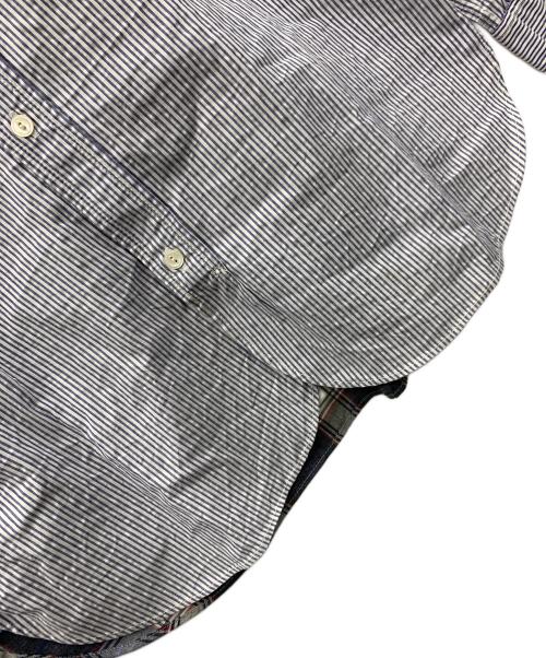 JUNYA WATANABE（ジュンヤワタナベ）JUNYA WATANABE (ジュンヤワタナベ) COMME des GARCONS MAN (コムデギャルソンマン) 長袖シャツ ブルー サイズ:Mの古着・服飾アイテム