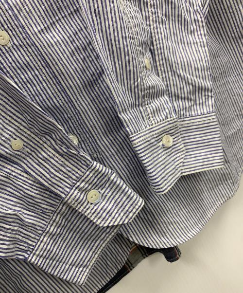 JUNYA WATANABE（ジュンヤワタナベ）JUNYA WATANABE (ジュンヤワタナベ) COMME des GARCONS MAN (コムデギャルソンマン) 長袖シャツ ブルー サイズ:Mの古着・服飾アイテム