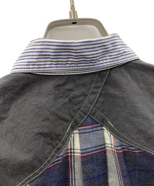 JUNYA WATANABE（ジュンヤワタナベ）JUNYA WATANABE (ジュンヤワタナベ) COMME des GARCONS MAN (コムデギャルソンマン) 長袖シャツ ブルー サイズ:Mの古着・服飾アイテム