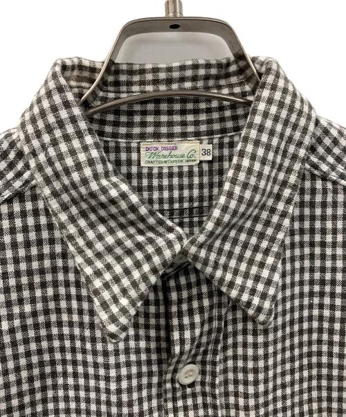 WAREHOUSE&CO（ウエアハウス）WAREHOUSE&CO (ウエアハウス) 長袖シャツ DUCK DIGGER（ダックディガー） ブラック サイズ:38の古着・服飾アイテム