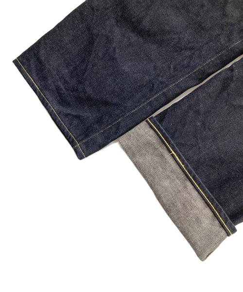 VISVIM（ビズビム）VISVIM (ビズビム) デニムパンツ SOCIAL SCULPTURE 00 UNWSD N.D.（ソーシャル スカルプチャー ゼロゼロ アンウォッシュド エヌディー） ネイビー サイズ:実寸サイズにてご確認ください。の古着・服飾アイテム