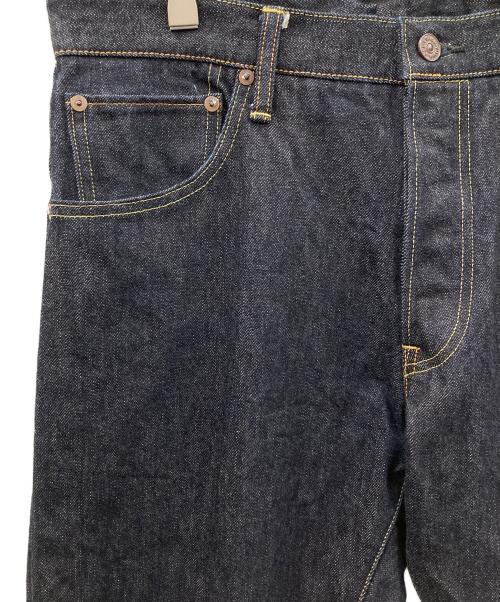 VISVIM（ビズビム）VISVIM (ビズビム) デニムパンツ SOCIAL SCULPTURE 01 SLIM RAW（ソーシャルスカルプチャー ゼロワン スリム ロウ） ネイビー サイズ:W34×L30の古着・服飾アイテム