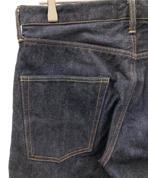 VISVIM（ビズビム）VISVIM (ビズビム) デニムパンツ SOCIAL SCULPTURE 01 SLIM RAW（ソーシャルスカルプチャー ゼロワン スリム ロウ） ネイビー サイズ:W34×L30の古着・服飾アイテム