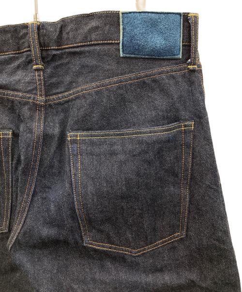 VISVIM（ビズビム）VISVIM (ビズビム) デニムパンツ SOCIAL SCULPTURE 01 SLIM RAW（ソーシャルスカルプチャー ゼロワン スリム ロウ） ネイビー サイズ:W34×L30の古着・服飾アイテム