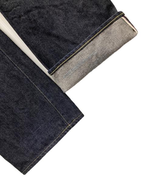 VISVIM（ビズビム）VISVIM (ビズビム) デニムパンツ SOCIAL SCULPTURE 01 SLIM RAW（ソーシャルスカルプチャー ゼロワン スリム ロウ） ネイビー サイズ:W34×L30の古着・服飾アイテム