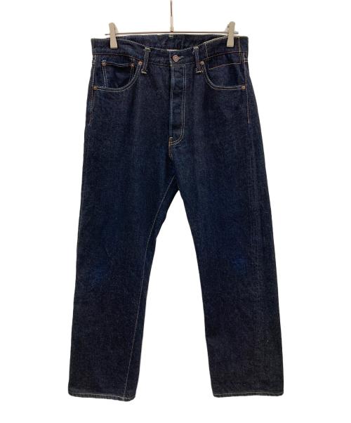 VISVIM（ビズビム）VISVIM (ビズビム) デニムパンツ SOCIAL SCULPTURE 01 RAW（ソーシャル スカルプチャー ゼロワン ロウ） インディゴ サイズ:W34×L30の古着・服飾アイテム