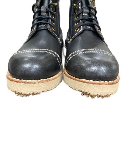 VISVIM（ビズビム）VISVIM (ビズビム) ショートブーツ VIRGIL CAP-FOLK（バージル キャップ フォルク） ブラック サイズ:M9の古着・服飾アイテム