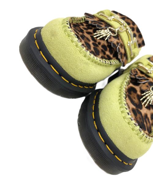 Dr.Martens（ドクターマーチン）Dr.Martens (ドクターマーチン) ローファー ADRIAN BONE SNAFFLE（エイドリアン ボーンスナッフル） 黄緑 サイズ:UK 4の古着・服飾アイテム