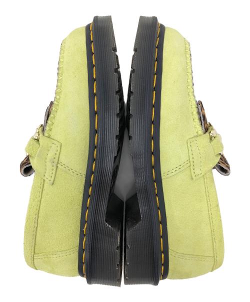 Dr.Martens（ドクターマーチン）Dr.Martens (ドクターマーチン) ローファー ADRIAN BONE SNAFFLE（エイドリアン ボーンスナッフル） 黄緑 サイズ:UK 4の古着・服飾アイテム